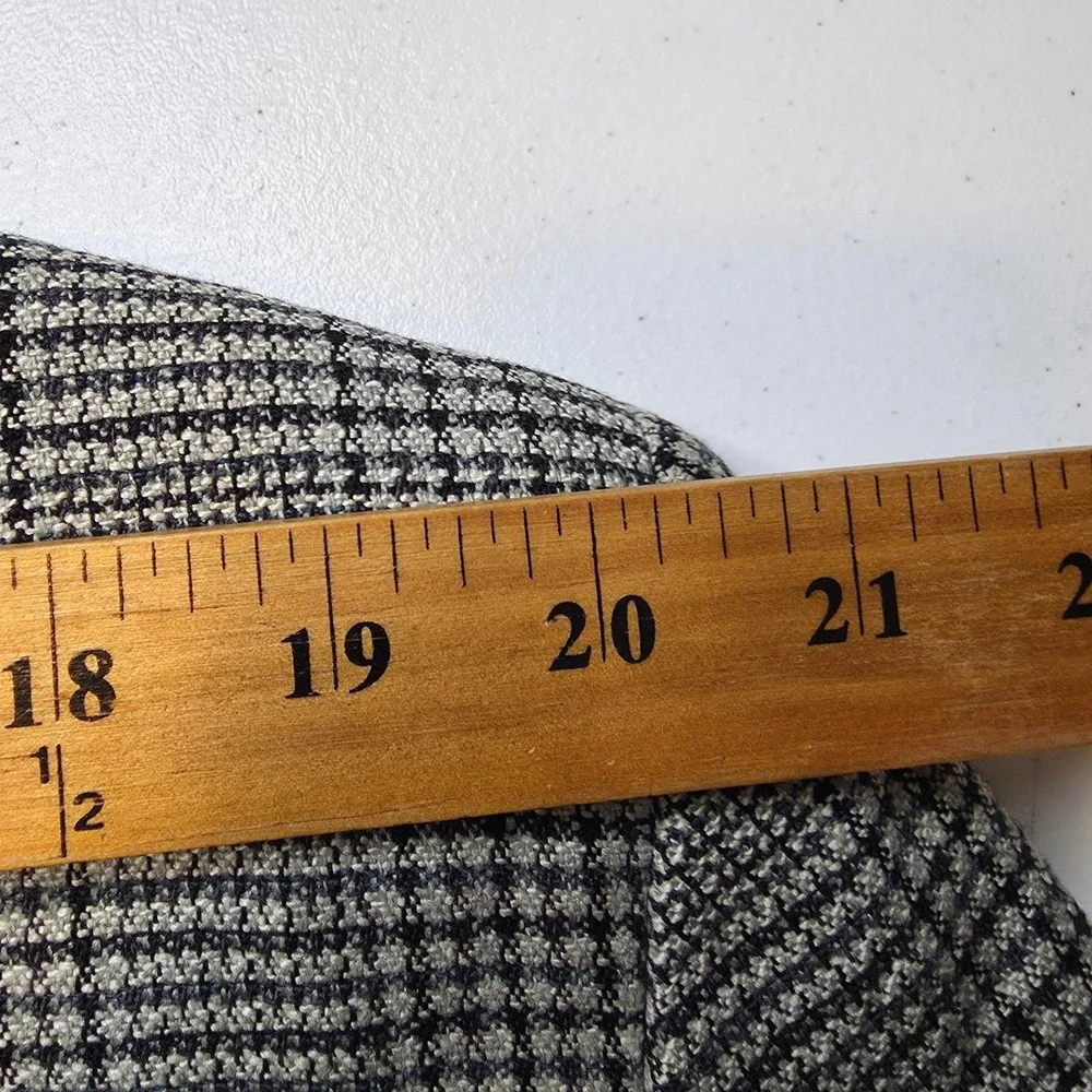 Gianfranco Ruffini  Blazer Mens 46R Gray Glenplaid Sports Coat Jacket‎ Silk 2B